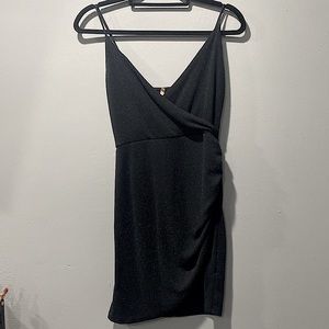 Black mini dress